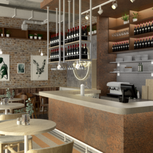 Styl rustykalny 50m²